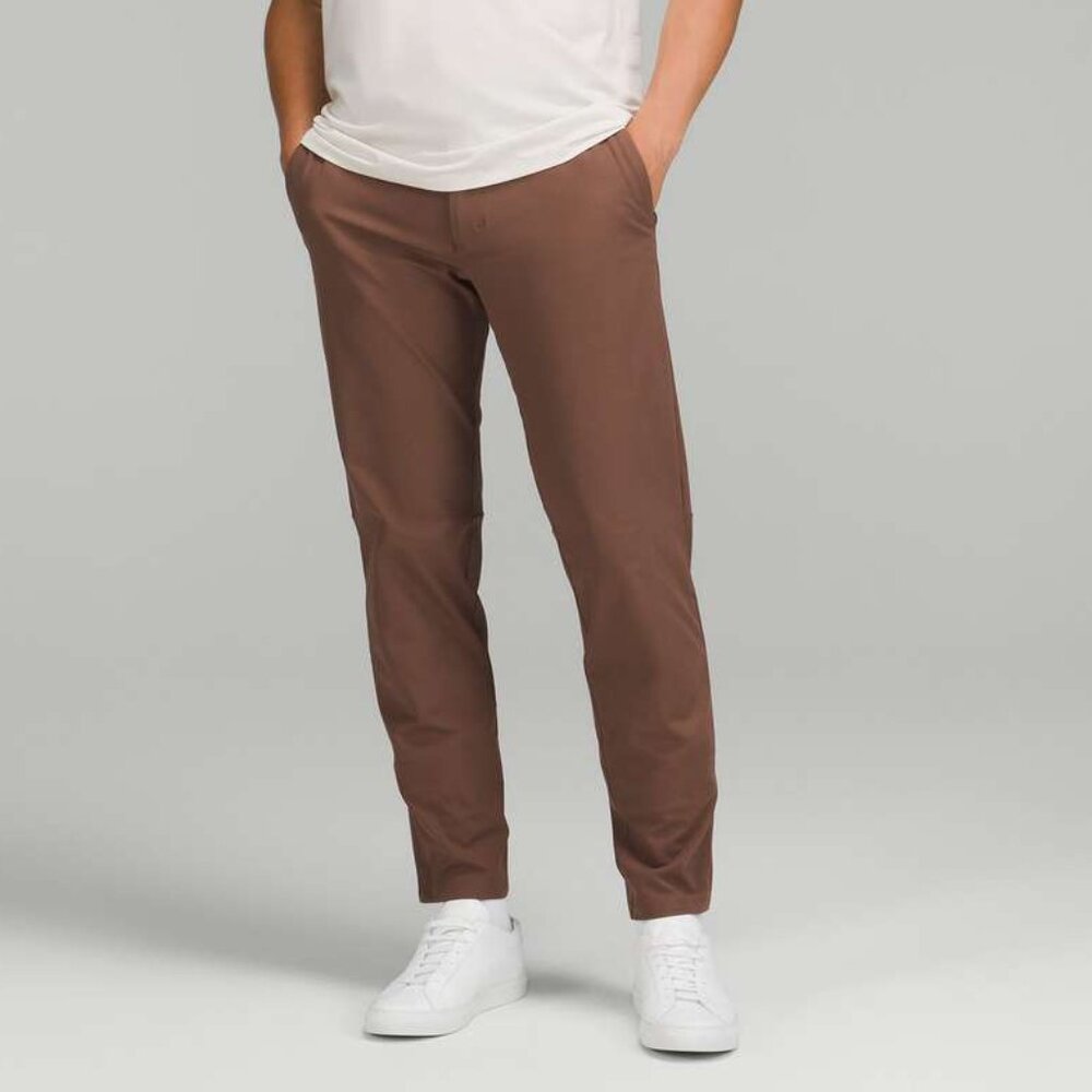 Lululemon Men's Commission Classic-Fit Pant 34" *Warpstreme - Brown